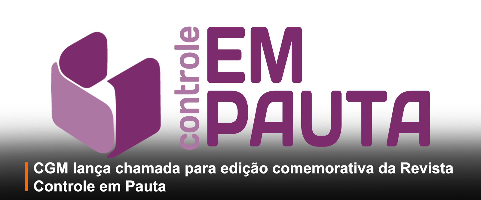 Fundo branco com a palavra controle em pauta