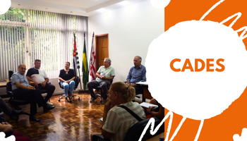 Imagem de uma reunião do Cades