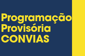 A imagem é dividida verticalmente. À esquerda, em um fundo azul escuro, está escrito 